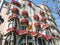 The Casa BatllÃ³ by Antonio GaudÃ­, decorated to celebrate the Day of the Rose in Catalonia. Paseo de Gracia, Barcelona