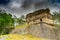 The Casa Colorada The red house. Chichen Itza archaeological site. Architecture of ancient maya civilization. Travel photo or w