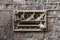 Casa de l`Ardiaca, stone letterbox with swallows and turtles, Lluis Domenech i Montaner. Barri Gotic, Barcelona