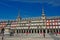 Casa de la PanaderÃ­a and King Philip statue on Plaza Mayor, Madrid