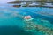 Casa en el Agua, house on water in San Bernardo Islands, on Colombia`s Caribbean Coast