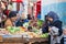 Casablanca, Morocco: 09/10/2019: one of the main street in the city center of Morocco. the streets are crowd, full of people and