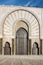 Casablanca, Morocco. Mosque building doors