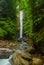 Casaroro waterfall, Philippines. Valencia, island Negros.