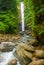 Casaroro waterfall, Philippines. Valencia, island Negros.