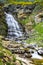 Cascada de la Cueva waterfall in Ordesa valley Pyrenees Huesca S