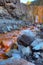 Cascada de Los Colores at caldera de Taburiente at La Palma, Canary islands, Spain