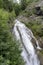 Cascade along the road to Sestriere, Piedmont