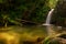 Cascade in asturias spain forest