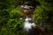 Cascade in asturias spain forest