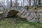 Cascade bridge in The Pavlovsk park.