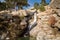 Cascade des Anglais waterfall near Vizzavona in Corsica