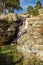 Cascade des Anglais waterfall near Vizzavona in Corsica