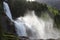 The Cascade du Rouget in the french Alps