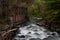 Cascade Mills Waterfall - Abandoned Mill Ruins - New York