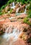 Cascade of Orbaneja del Castillo in spring