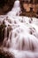 Cascade of Orbaneja del Castillo in winter