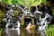 The cascade, ornamental waterfall at Virginia water.