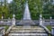 The cascade Pyramid fountain in the park of Peterhof.