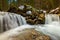 Cascade of Sibli-Wasserfall. Bavaria, Germany