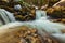 Cascade of Sibli-Wasserfall. Rottach-Egern, Bavaria, Germany