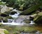 A cascade in South Mountains State Park, NC