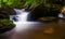 Cascade on a stream in Rickett\'s Glen State Park