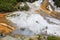 Cascade terrace Hochsteller Cauldron, Thermal area Orakei Korako, NZ