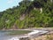 Cascade and wild nature at Grand-RiviÃ¨re, on the northern tip of the island of Martinique