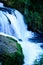 Cascaded waterfall of Maraetotara Falls near Hastings, Hawke's Bay, New Zealand