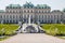 Cascades Fountain, Belvedere Garden in Vienna, Austria