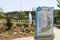 Cascades Park Entrance Sign and Landscape