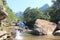 Cascades waterfall in Royal Natal national park, South Africa