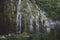 Cascades and waterfalls in the landscape of Plitvice Lakes.