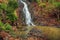 Cascading jungle waterfall