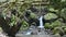 Cascading water fall, nature inside the forest horizontal