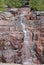 Cascading waterfall in Acadia National Park, Maine