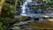 Cascading waterfall in the Australian bush untouched and natural