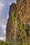 The Cascata dos Anjos, Angels Waterfall, municipality of Ponta do Sol, the water cascades directly onto the coastal road