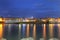 Casco Viejo, Panama City, across the Bay in the twilight