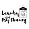 Case For Clothes. Dry Cleaning Label. Laundry Badge. Vector Illustration