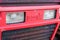 Case International tractor logo text and brand sign on face headlight