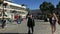 Casemates Square in Gibraltar filled with tourists and locals