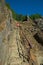 CASERE, ITALY - SEPTEMBER 7, 2023: View of the famous pathway of mines in Valle Aurina, Italy