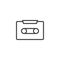 Casette tape outline icon