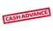 Cash Advance rubber stamp