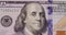 cash American banknote with a face value of one hundred dollars