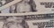 Cash American twenty-dollar bill, close up