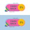Cash back. Megaphone with bubble speech. Concept for promotion and advertising. Vector illustration for design or print