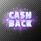 Cash Back Money Reward Special Promotion Text